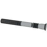 軍标GJB 381.5 - 1987 GJB381.5 381.5GJB 100°沉頭抗拉型環槽鉚釘