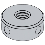 德标DIN 1816 - 1971 DIN1816 1816DIN 带定位销孔的圆螺母, 细牙螺纹
