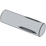 美標ASME/ANSI B18.8.100M (B18.8.9M T5) - 2 米制 半長溝槽 槽銷 TYPE 43-1 / TYPE 43-2 [TABLE 5]