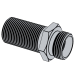 日标JIS B2351-1 (BH / LN) - 2000 JIS2351-1 卡套式過闆直通管接頭及鎖緊螺母 [表10]