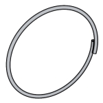 国标GB 921 - 1986 GB921 921GB 钢丝锁圈