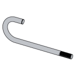 國标GB /T799 (B) - 2020 GB799 799GB 地腳螺栓 B型