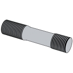 汽标代号Q 125 Q125 125Q 双头螺柱 b1=1.25d [两端细牙，细杆]