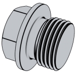 日标JIS D2101 (2B) - 2001 JIS2101 2101JIS 汽車零件 — 2B型外六角帶介直管螺塞