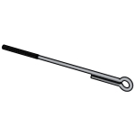 日標JIS A5542 (2A) - 2003 JIS5542 5542JIS 建筑用花蘭螺桿 - 吊環螺桿  [碳鋼制]