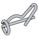 日标JIS B1360 (SPA3) - 2006 JIS1360 1360JI R型銷, 彈簧銷 - SPA3型