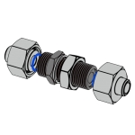 機械行業JB 974 - 1977 JB974 974JB 焊接式隔壁直通管接頭