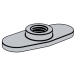 汽标QC /T609 - 1999 QC609 609QC 闆式焊接螺母