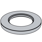 德标DIN 125-2 - 1990 DIN125-2 125-2DIN 六角螺栓与螺母组合用  A级加硬垫圈 - 硬度300HV以上