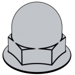 国标GB /T802.3 - 2009 GB802.3 802.3GB 六角法兰面盖形螺母 焊接型