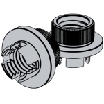 航空HB 8051 - 2002 HB8051 8051HB MJ螺紋壓裝配自鎖螺母