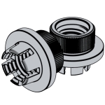 航空HB 8051 - 2002 HB8051 8051HB MJ螺紋壓裝配自鎖螺母