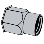 标准YJT 3003 (YJT 1004) YJT3003 3003YJT 120°小沉头内外半六角铆螺母