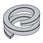 标準YJT 6009 YJT6009 6009YJT 鐵路專用雙層彈簧墊圈