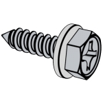 國标GB /T9074.20 - 2004 GB9074.20 9074.20G 十字槽凹穴六角頭自攻螺釘和平墊圈組合件