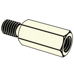 标準YJT 13004 YJT13004 13004YJT 塑料内外螺紋六角隔離柱