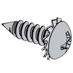 原電子工業部SJ 2839 - 1987 SJ2839 2839SJ 十字槽圓頭自攻釘和外齒鎖緊墊圈組合