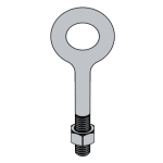 美标ASME B18.15 (Type 1) - 2015 (R2021) AS 1型吊环螺钉 (A/B) [Table 1] (A489, F541, A473)