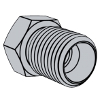 美標SAE J514 (080109) - 2001 SAE514 514SAE 液壓管接頭 - 外六角圓柱頭螺塞（內錐24°密封）