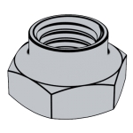 航空HB 5634 - 1987 HB5634 5634HB 六角壓扁自鎖螺母（最高工作溫度650℃）