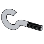 美标ASME B18.31.5 (EOA) - 2011 ASME18.31.5 吊环螺栓，开口锚环 (F468, F593, F1554, A307, A193/A193M, A320/A320M, SAE J429)