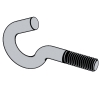 J型螺栓，偏置圓彎頭