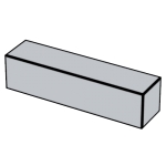 俄标GOST 8787 - 1968 GOST8787 8787GOST 矩形平鍵