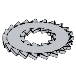 汽标代号Q 411 Q411 411Q 内外鋸齒鎖緊墊圈