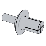 國標GB /T15855.1 - 1995 GB15855.1 15855.1G 扁圓頭擊芯鉚釘