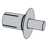 國標GB /T15855.2 - 1995 GB15855.2 15855.2G 沉頭擊芯鉚釘