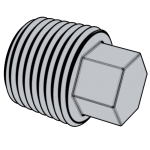 美标SAE J531 (130109D) - 2020 SAE531 531SA 加注和排出口用，六角頭螺堵 (PTF螺紋)