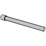 机械行业JB /T4210.3 - 1996 JB4210.3 4210.3JB 冷镦六角螺母模具 整形顶料杆(适用于GB6170、GB6171、GB6175、GB6176)