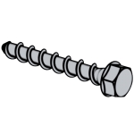 标准YJT 1019 YJT1019 1019YJT 混凝土自攻型锚栓(六角头/沉头)