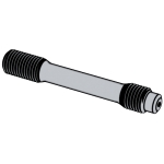 德标DIN 2510-4 (HP) - 1971 DIN2510-4 2510- 腰狀杆 雙頭螺柱 HP 型