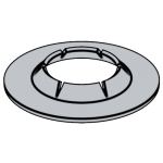 美标SAE J892 (F2) - 1996 SAE892 892SAE 英制，压紧弹簧螺母 - 平边圆螺母（轴承夹）