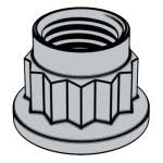 汽标QC /T1103 - 2019 QC1103 1103QC 12角頭耐熱鎖緊螺母