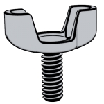 日标JIS B1184 - 1994 JIS1184 1184JIS 沖壓式蝶形螺釘