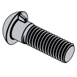 英标BS 4933 - 1973 BS4933 4933BS 米制圓頭帶榫螺栓