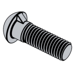 意大利UNI 5730 - 1965 UNI5730 5730UNI 圓頭帶榫螺栓 ISO公制粗牙螺紋 C級