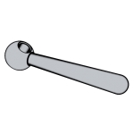 德标DIN 99 (L) - 1996 DIN99 99DIN 錐形手柄 L型