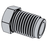 德标DIN 74233 (-1) - 1991 DIN74233 74233DI 制动管道管接螺母FS型