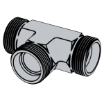 日标JIS B2351-1 (T) - 2000 JIS2351-1 2351- 卡套式三通管接頭 [表6]