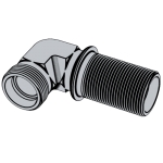 日标JIS B2351-1 (BHE) - 2000 JIS2351-1 235 卡套式過闆彎通管接頭 (彎頭) [表11]