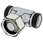 國際ISO 8434-1 (SWOBT) - 2018 ISO8434-1 84 卡套式錐密封組合三通（T）支管（B）接頭