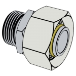 國際ISO 8434-1 (RDSW) - 2018 ISO8434-1 843 卡套式錐密封組合縮徑（RD）直通管接頭，O形圈密封