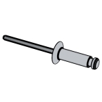 标准YJT 8038 YJT8038 8038YJT 开口型沉头抽芯铆钉