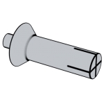 美標IFI 123 - 2003 IFI123 123IFI 沉頭擊芯鉚釘