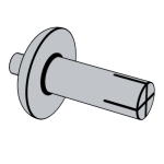 美標(biāo)IFI 123 - 2003 IFI123 123IFI 半圓頭擊芯鉚釘