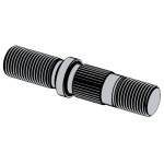 日标JIS /JASO C610 (T2) - 1979 JIS610 610J 汽車輪毂螺栓 [Table 2]