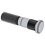 日标JIS /JASO C610 (T5) - 1979 JIS610 610J 汽車輪毂用螺栓 [Table 5]